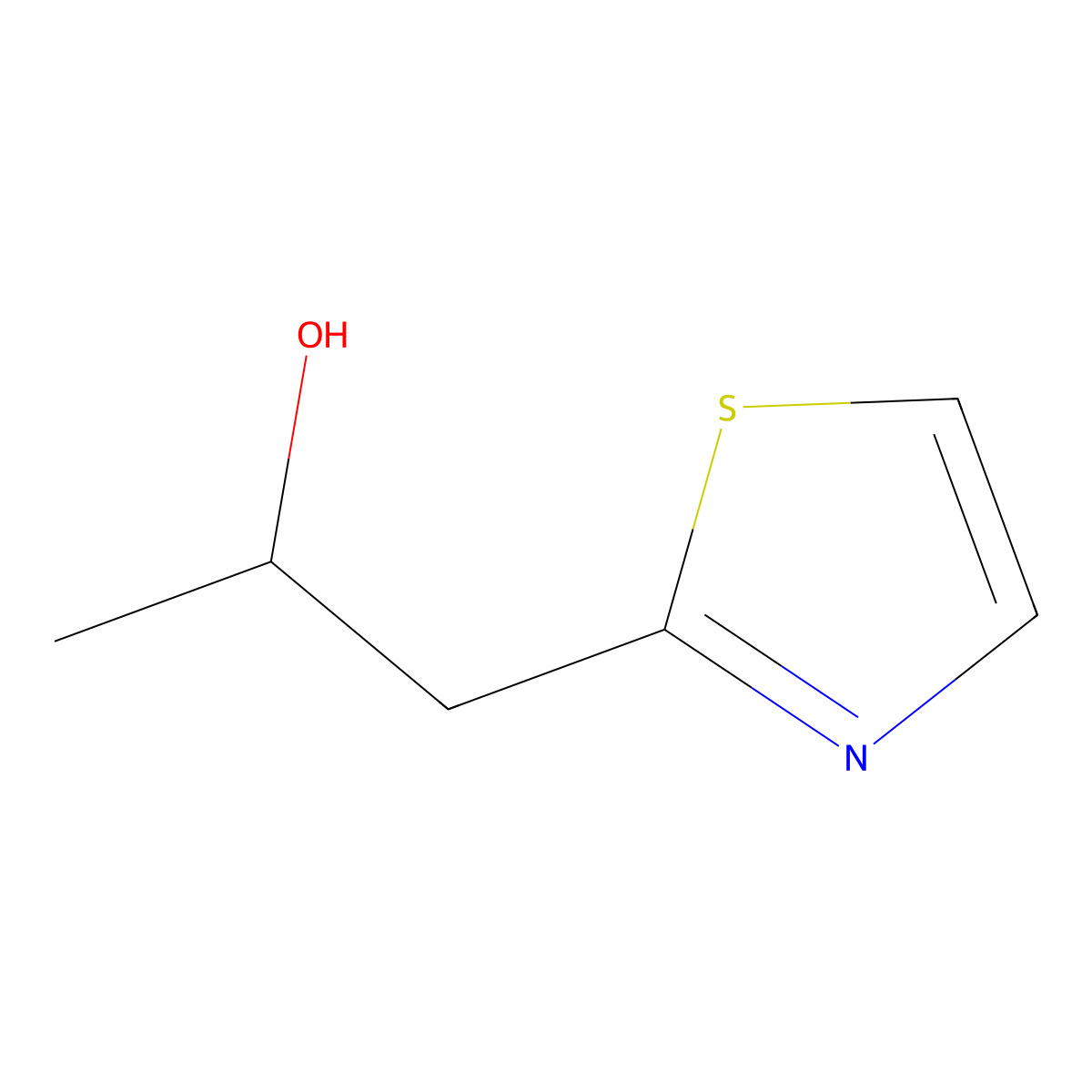 1-(Thiazol-2-yl)propan-2-ol molecular structure, CAS 20155-80-0