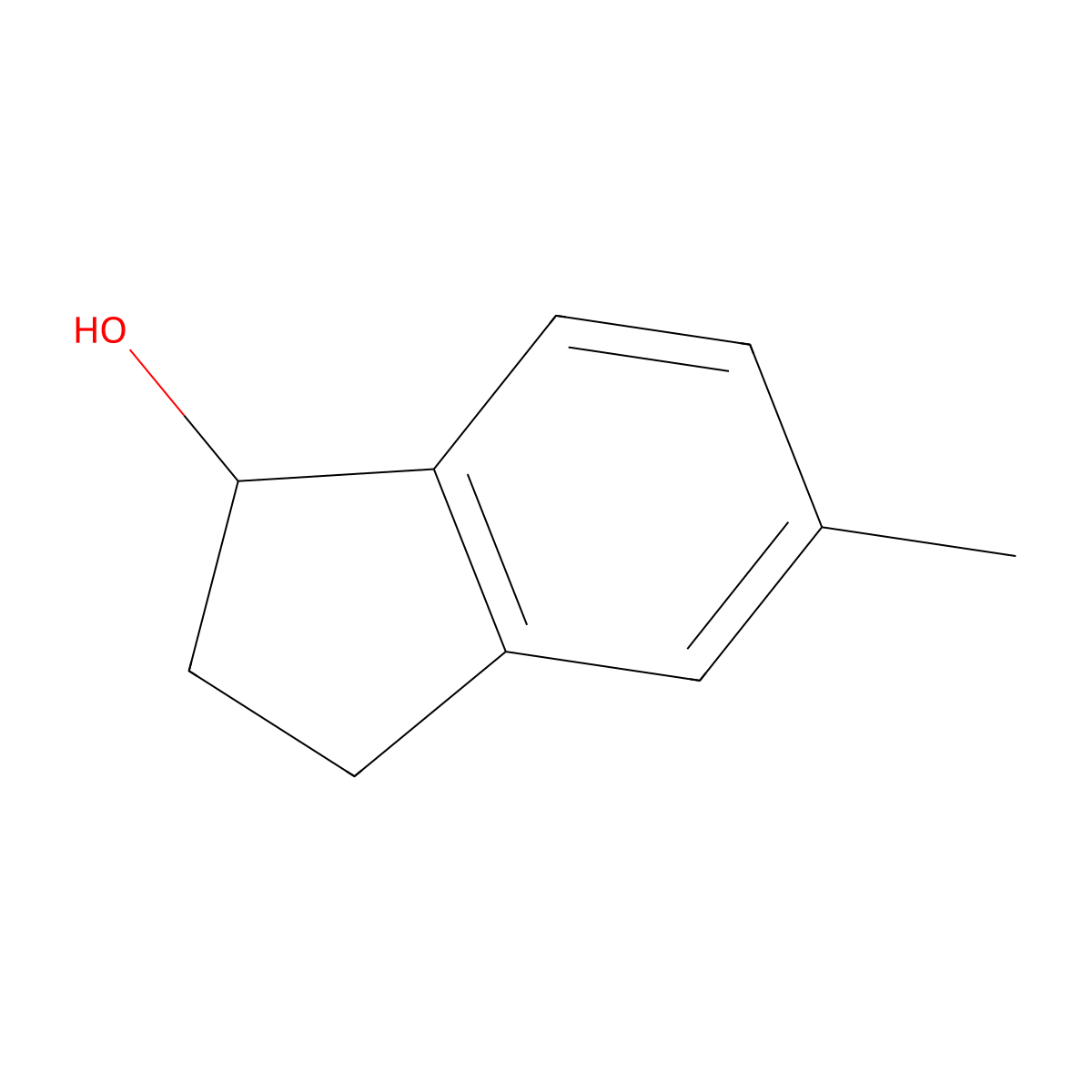 (1S)-5-Methylindan-1-OL molecular structure, CAS 201655-79-0