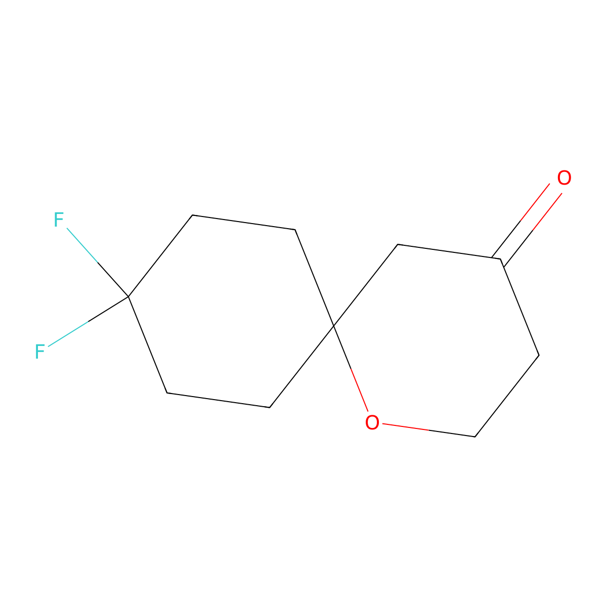 9,9-Difluoro-1-oxaspiro[5.5]undecan-4-one molecular structure, CAS 2016575-80-5