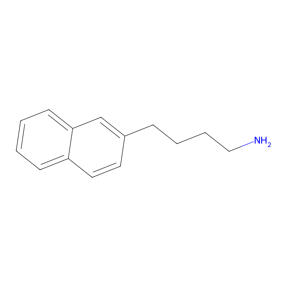 4-(Naphthalen-2-yl)butan-1-amine molecular structure, CAS 2017-60-9