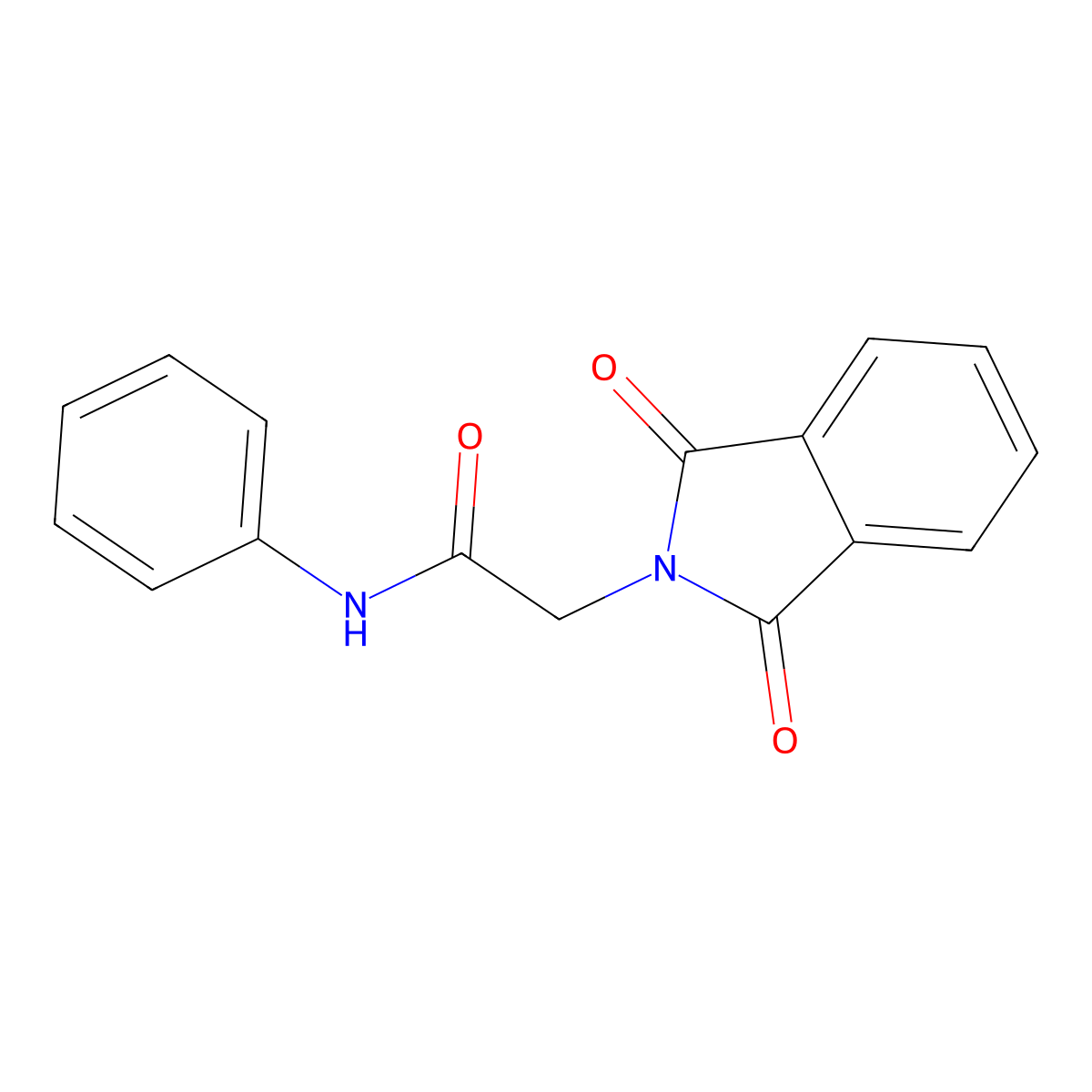 2-(1,3-Dioxo-1,3-dihydro-2H-isoindol-2-yl)-N-phenylacetamide molecular structure, CAS 2017-94-9