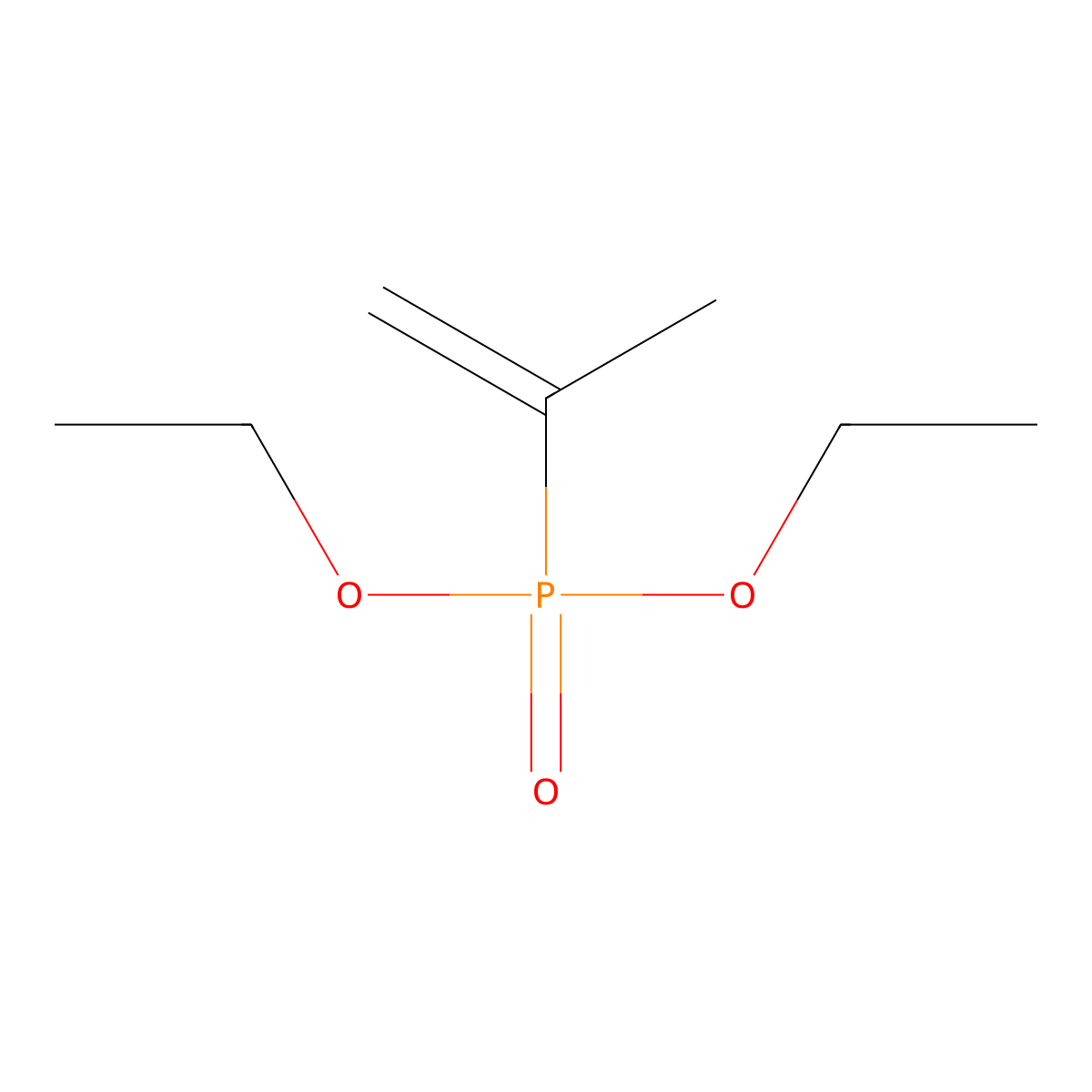 Diethyl isopropenylphosphonate molecular structure, CAS 20170-34-7