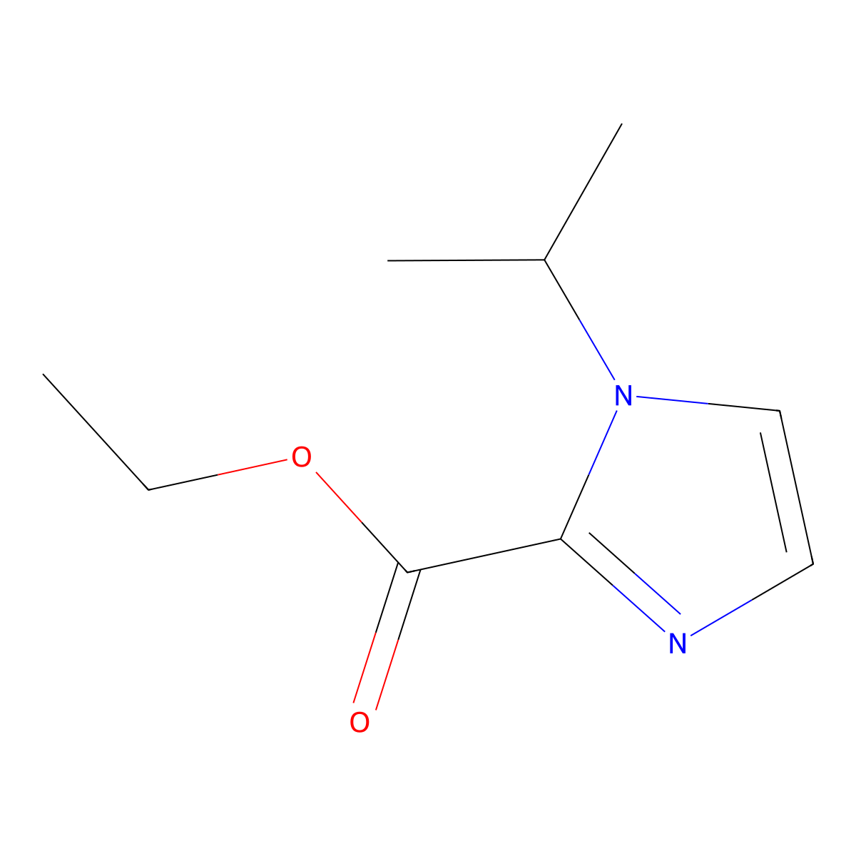 Ethyl 1-isopropyl-1H-imidazole-2-carboxylate molecular structure, CAS 2017188-77-9