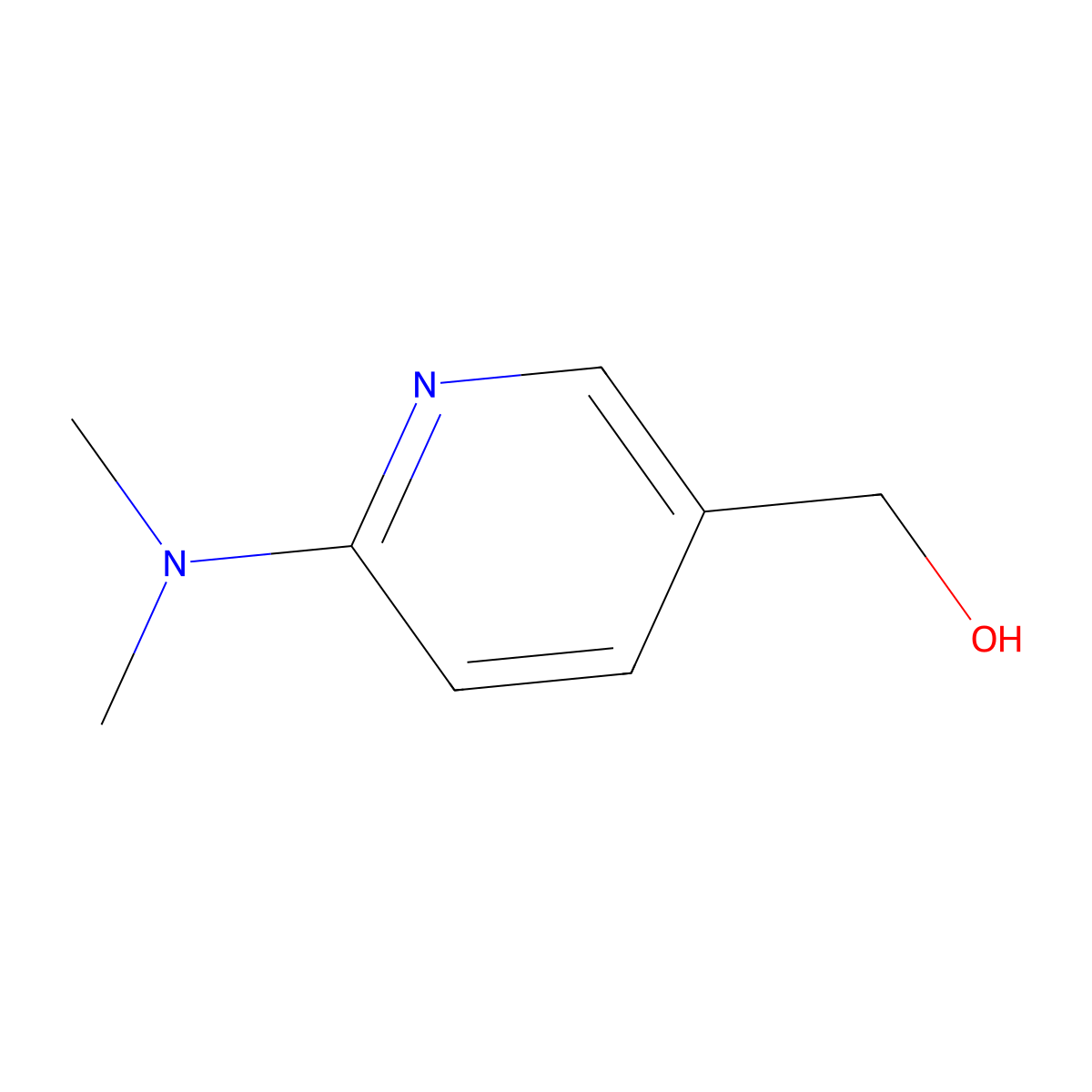 [6-(Dimethylamino)pyridin-3-yl]methanol molecular structure, CAS 20173-74-4