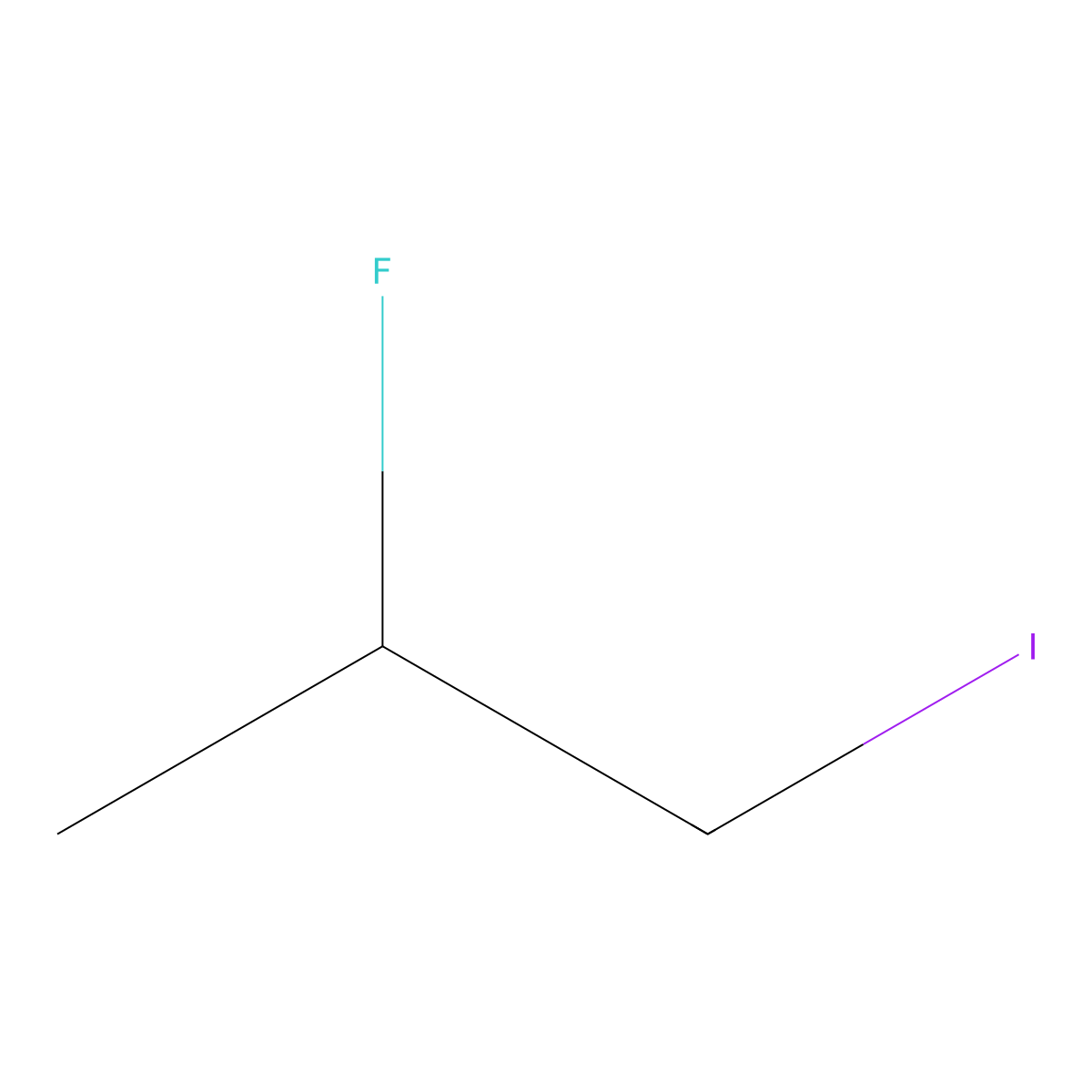 2-Fluoro-1-iodopropane molecular structure, CAS 20174-93-0