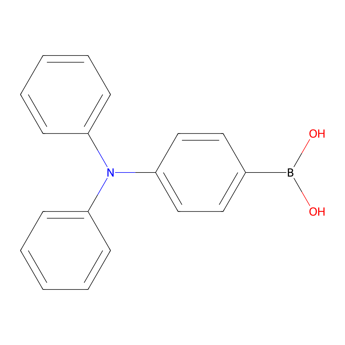 4-(Diphenylamino)phenylboronic Acid (contains varying amounts of Anhydride) molecular structure, CAS 201802-67-7