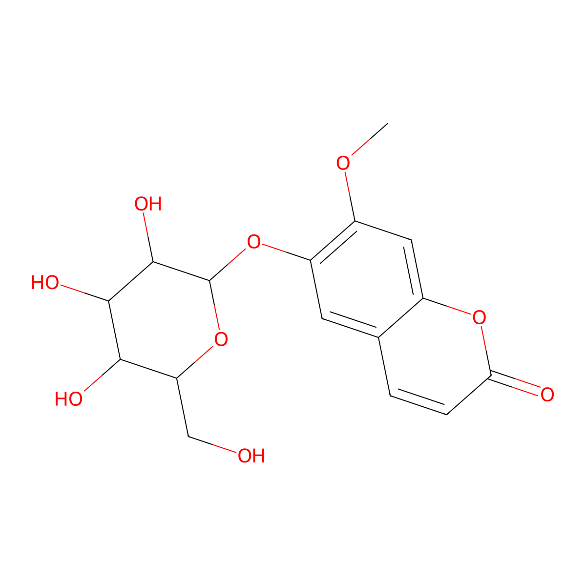 Magnolioside molecular structure, CAS 20186-29-2