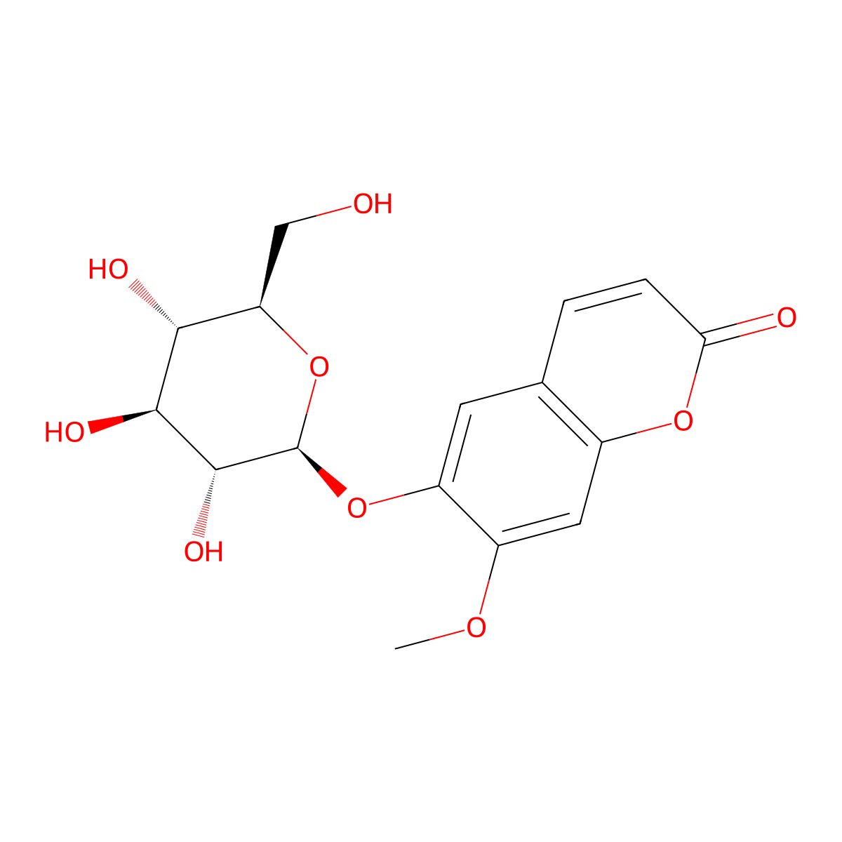 Magnolioside molecular structure, CAS 20186-29-2