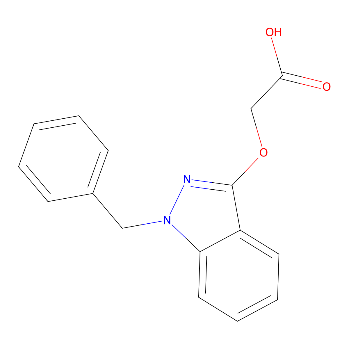 Bendazac molecular structure, CAS 20187-55-7