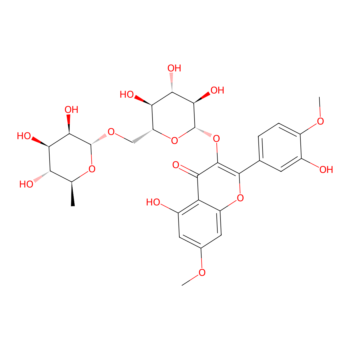 Ombuoside molecular structure, CAS 20188-85-6