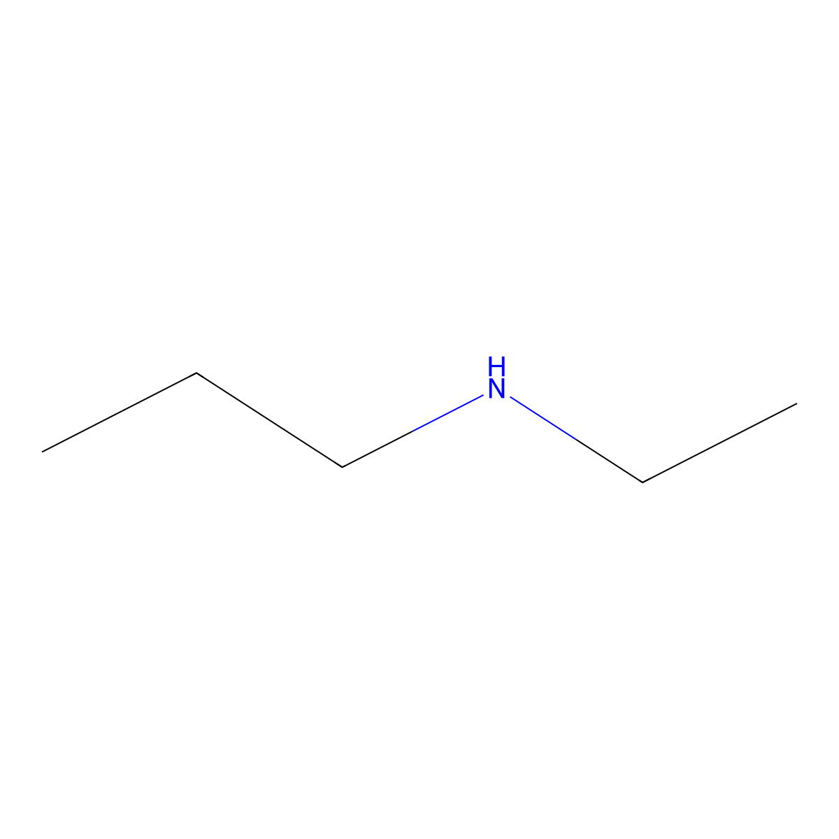 1-Propanamine, N-ethyl- molecular structure, CAS 20193-20-8