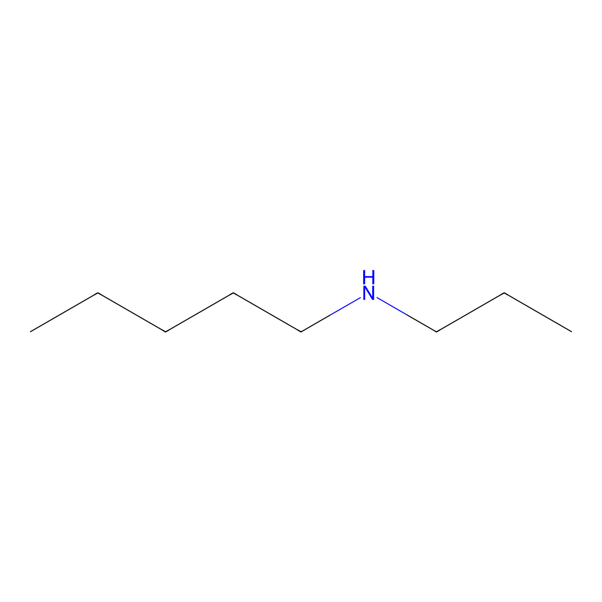 N-Propyl-1-pentanamine molecular structure, CAS 20193-22-0