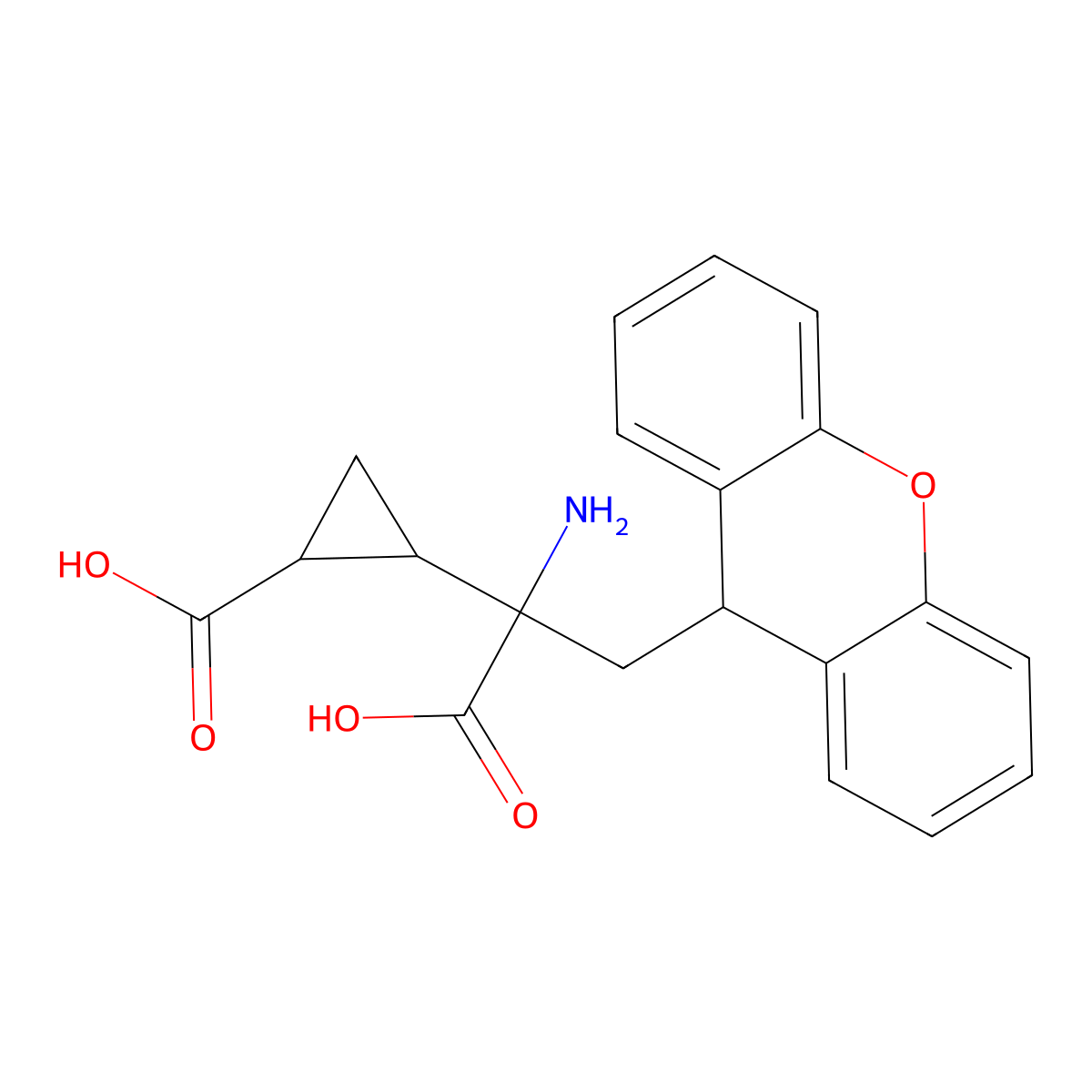 LY-341495 molecular structure, CAS 201943-63-7