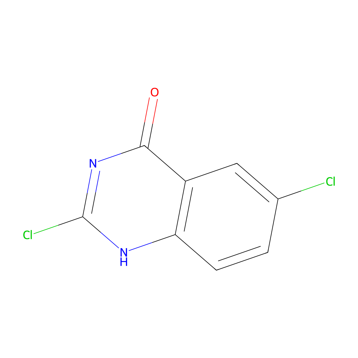 2,6-dichloro-1H-quinazolin-4-one molecular structure, CAS 20197-87-9
