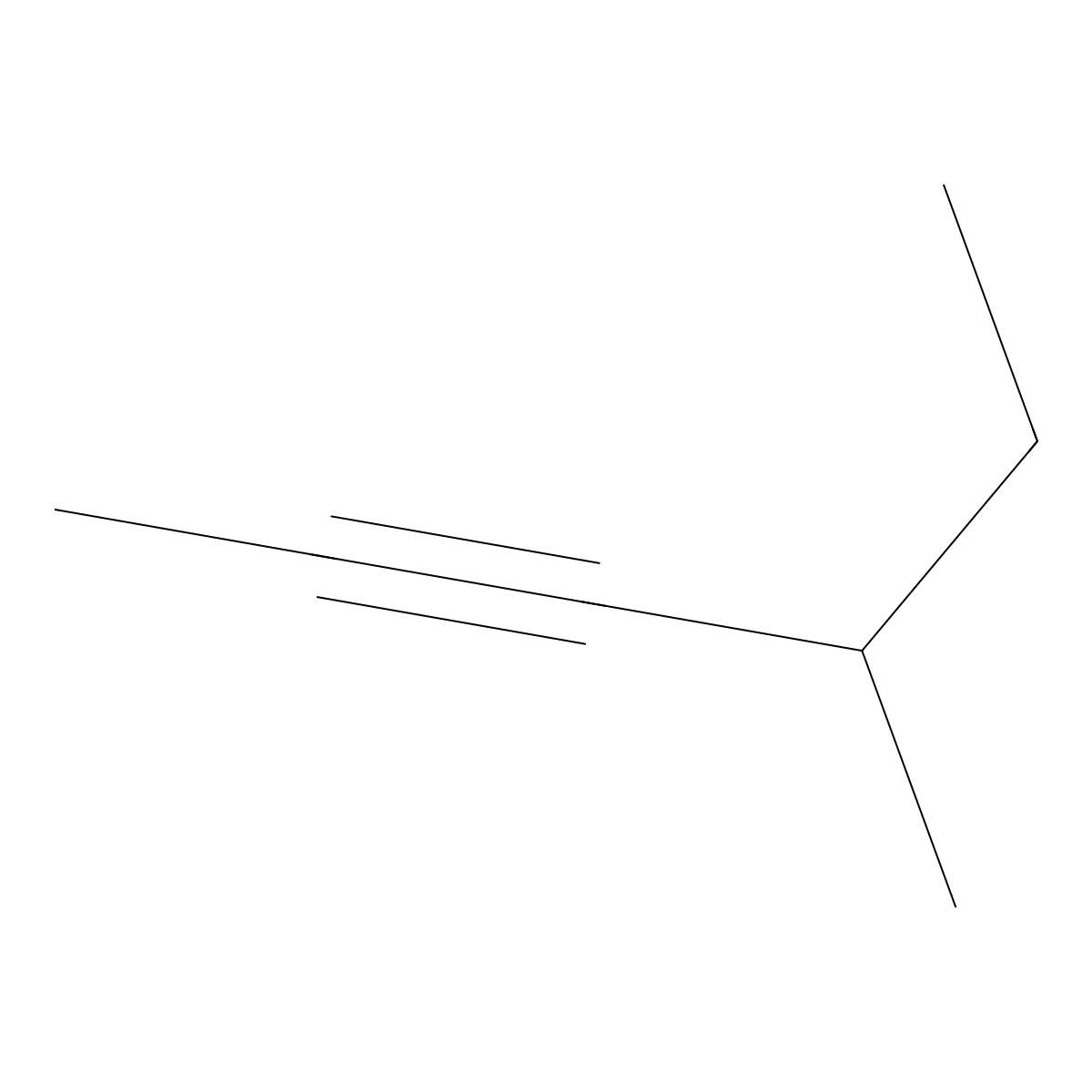 4-Methylhex-2-yne molecular structure, CAS 20198-49-6