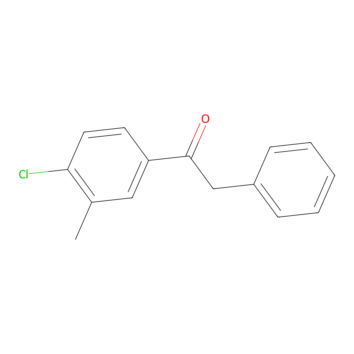 4'-Chloro-3'-methyl-2-phenylacetophenone molecular structure, CAS 201990-40-1