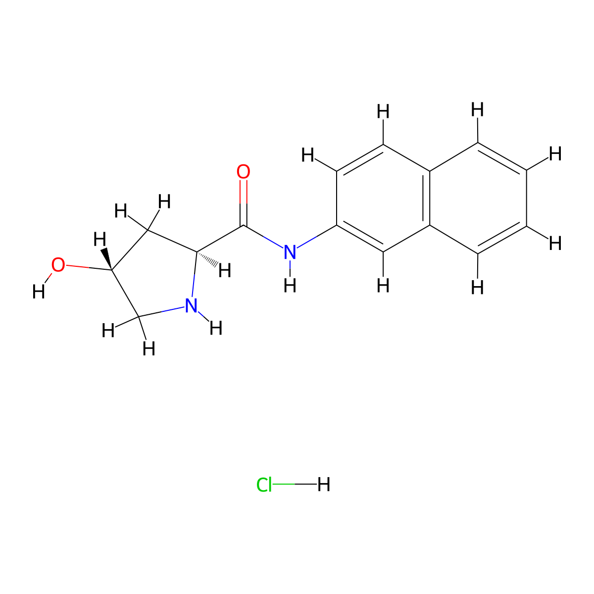 H-Hyp-betana HCl molecular structure, CAS 201994-57-2