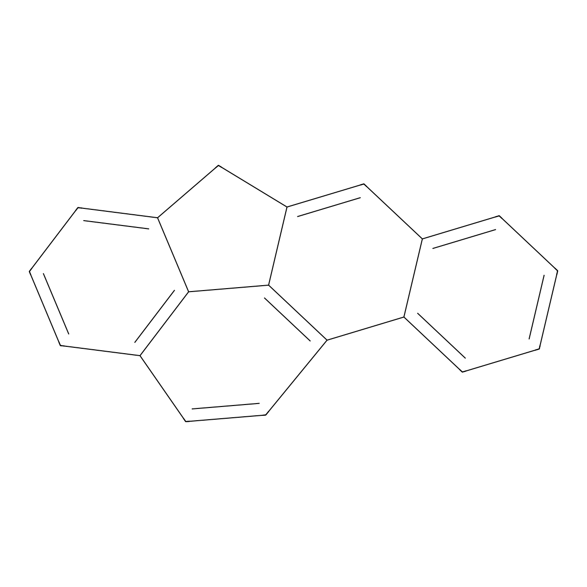 4H-Cyclopenta(def)chrysene molecular structure, CAS 202-98-2