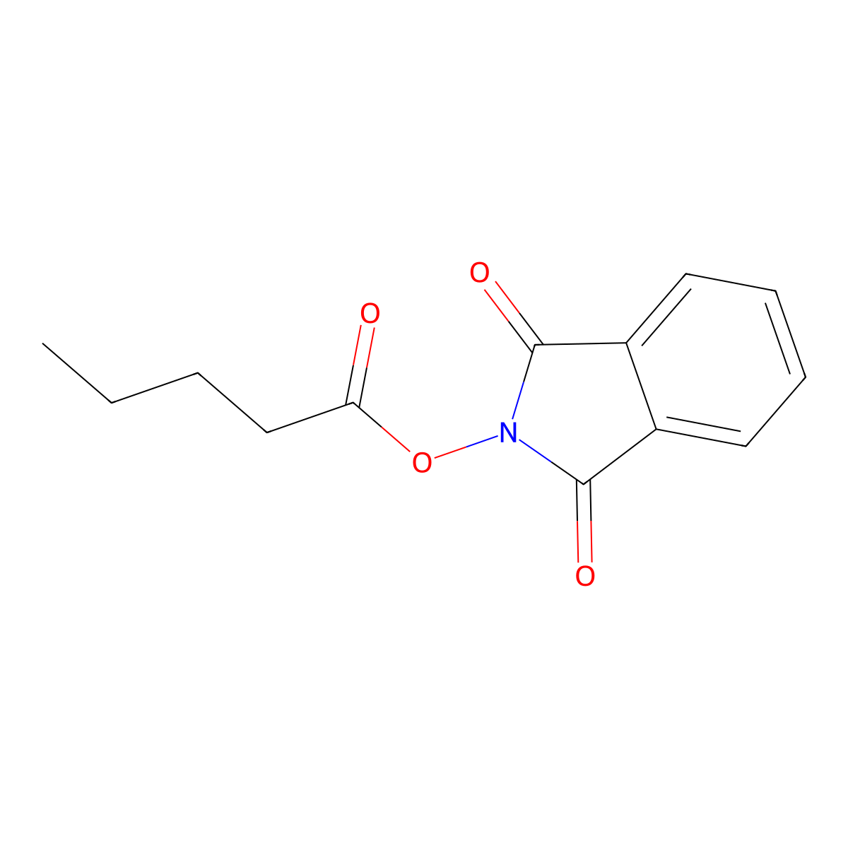 1,3-Dioxoisoindolin-2-yl pentanoate molecular structure, CAS 2020036-54-6