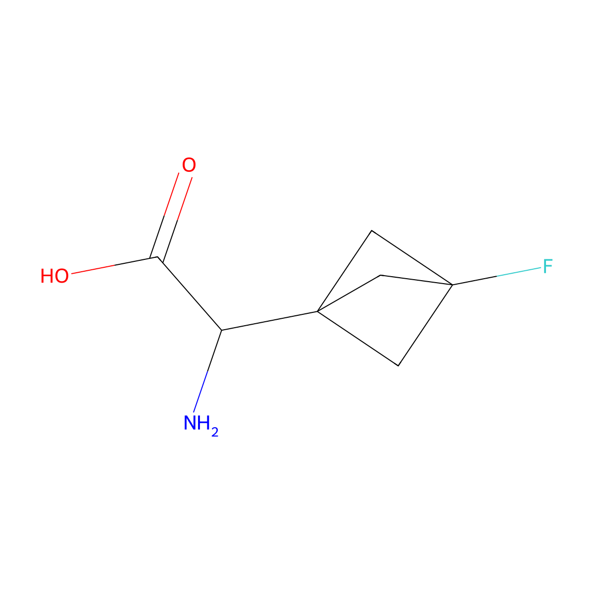 (S)-2-Amino-2-(3-fluorobicyclo[1.1.1]pentan-1-yl)acetic acid molecular structure, CAS 2020350-39-2