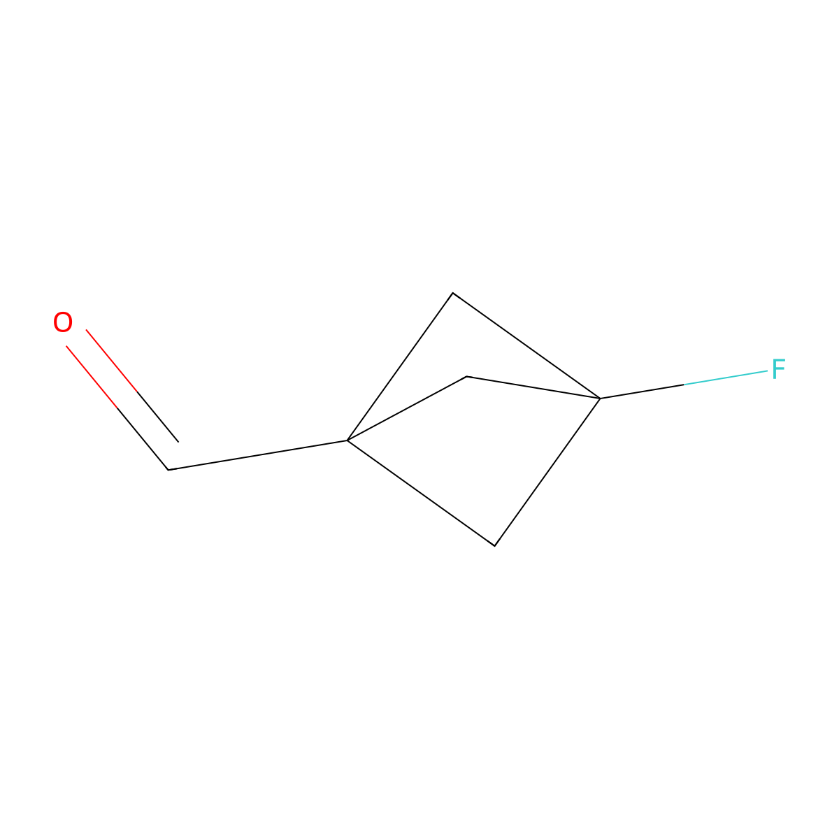 3-Fluorobicyclo[1.1.1]pentane-1-carboxaldehyde molecular structure, CAS 2020350-41-6