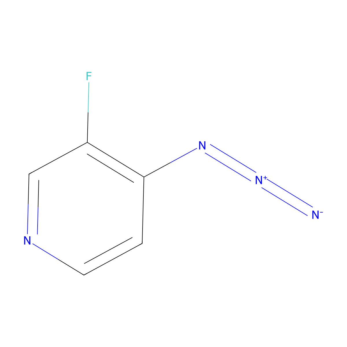 4-Azido-3-fluoropyridine molecular structure, CAS 2020707-88-2