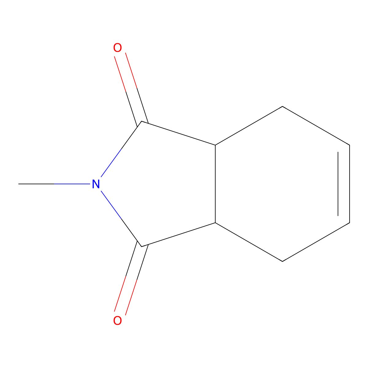1,2,3,6-Tetrahydro-N-methylphthalimide molecular structure, CAS 2021-21-8