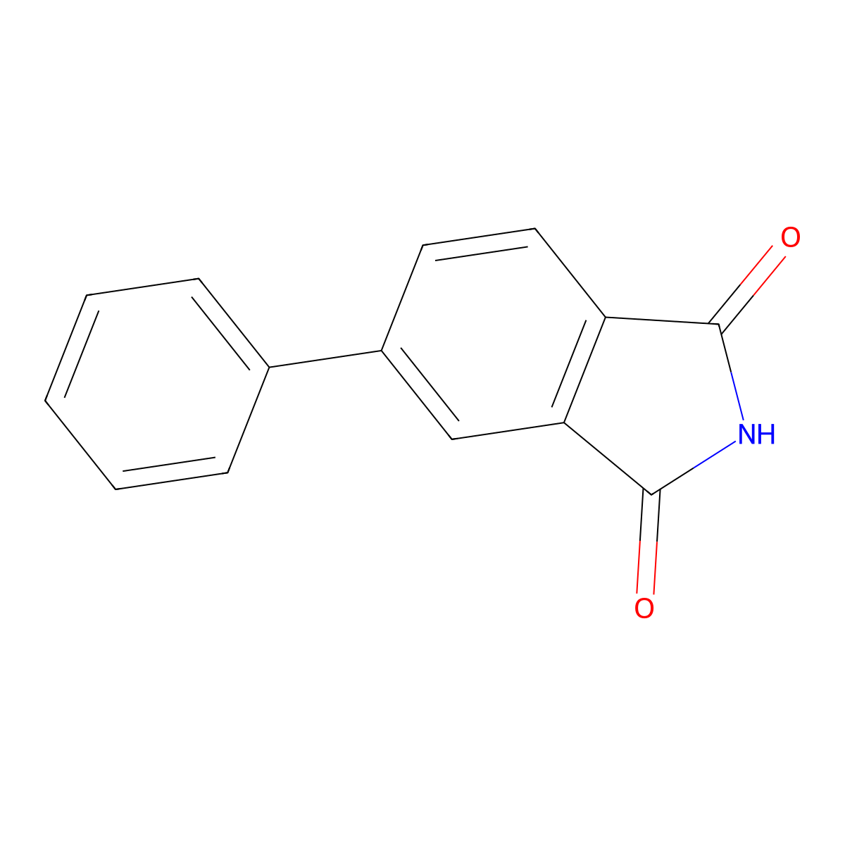 5-Phenyl-1H-isoindole-1,3(2H)-dione molecular structure, CAS 2021-26-3
