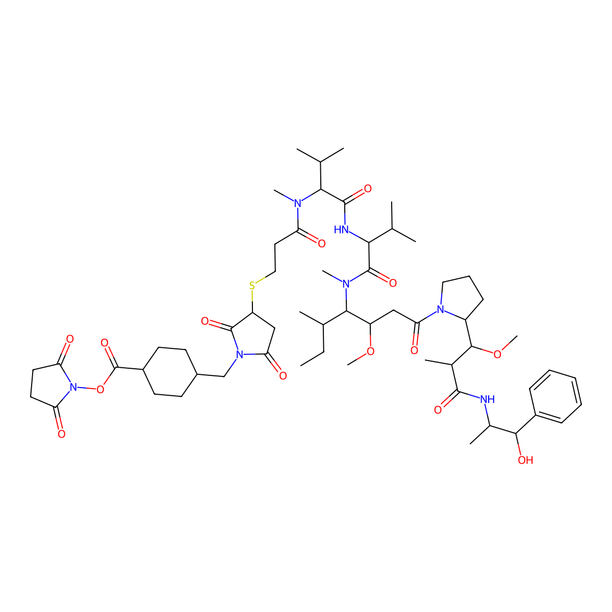 Mmae-smcc molecular structure, CAS 2021179-11-1