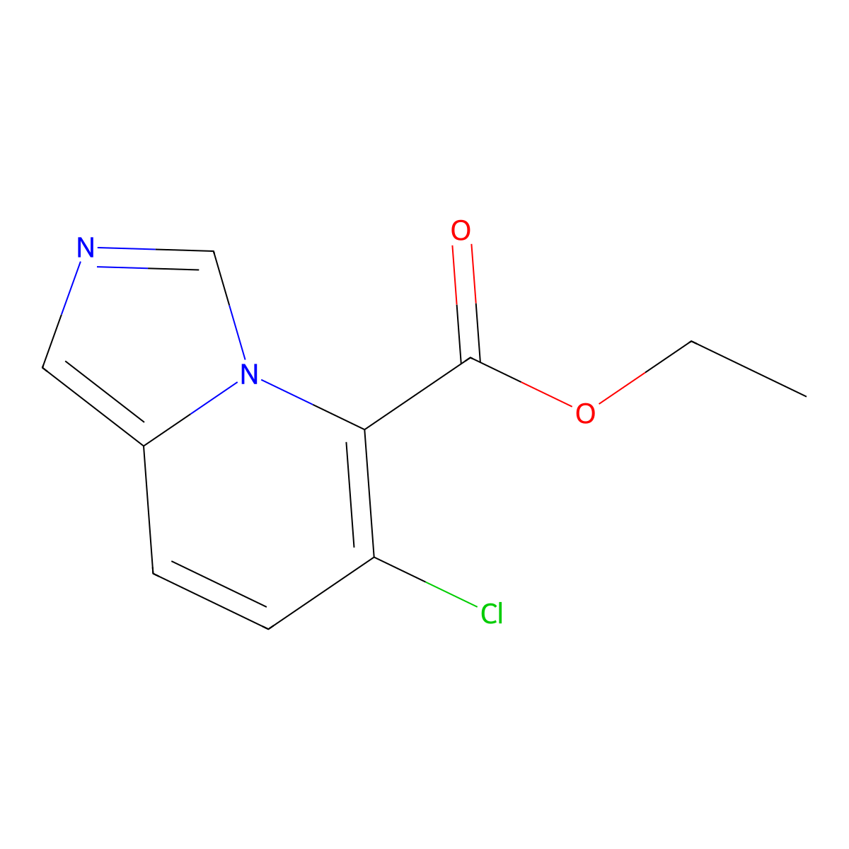 Ethyl 6-Chloroimidazo[1,5-a]pyridine-5-carboxylate molecular structure, CAS 2021236-22-4