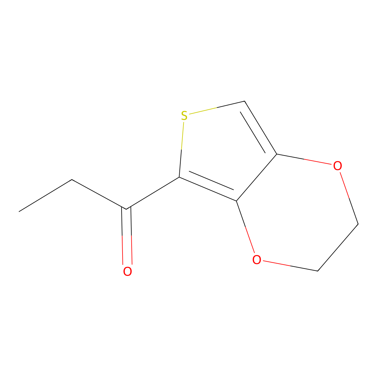 1-(2,3-Dihydrothieno[3,4-b]-1,4-dioxin-5-yl)-1-propanone molecular structure, CAS 2021355-47-3