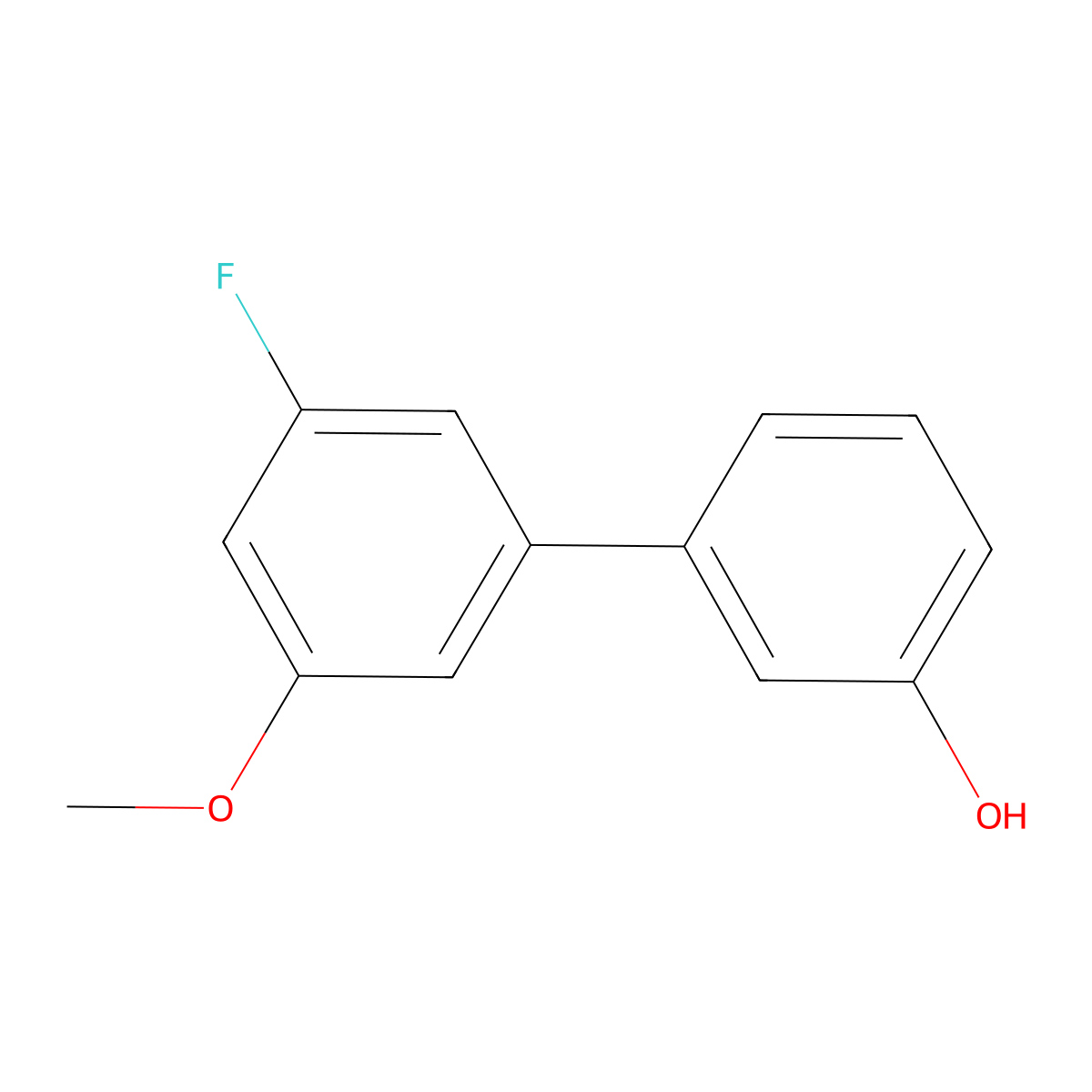 3-(3-Fluoro-5-methoxyphenyl)phenol molecular structure, CAS 2021603-04-1