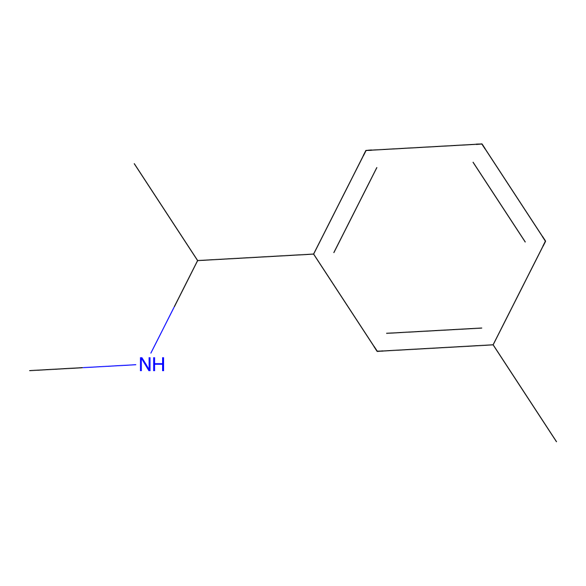 (S)-N-Methyl-1-(m-tolyl)ethan-1-amine molecular structure, CAS 20218-52-4