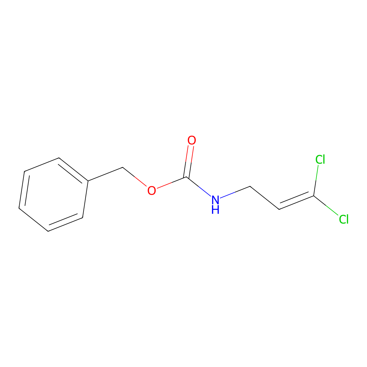 benzyl N-(3,3-dichloroprop-2-en-1-yl)carbamate molecular structure, CAS 2021837-81-8