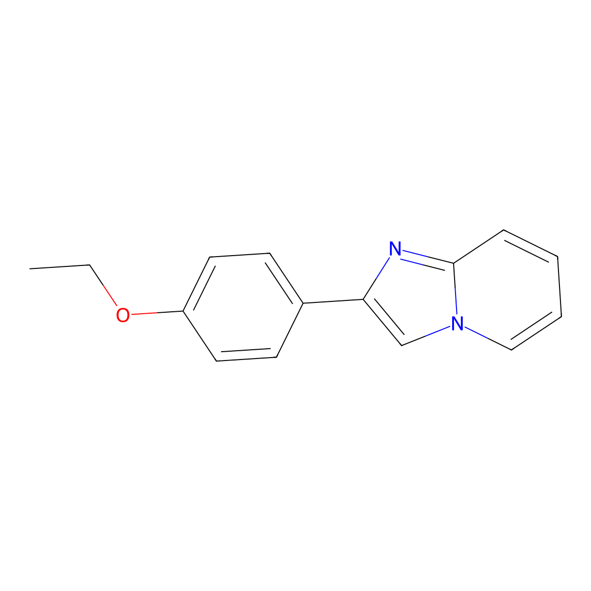 2-(4-Ethoxyphenyl)imidazo[1,2-a]pyridine molecular structure, CAS 202202-62-8