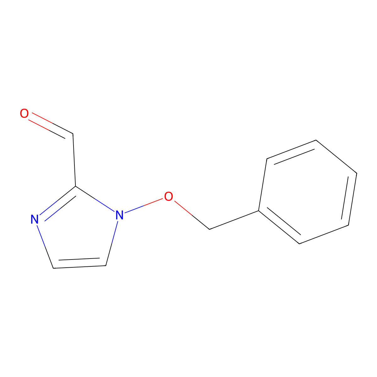 1-(benzyloxy)-1H-imidazole-2-carbaldehyde molecular structure, CAS 202211-96-9