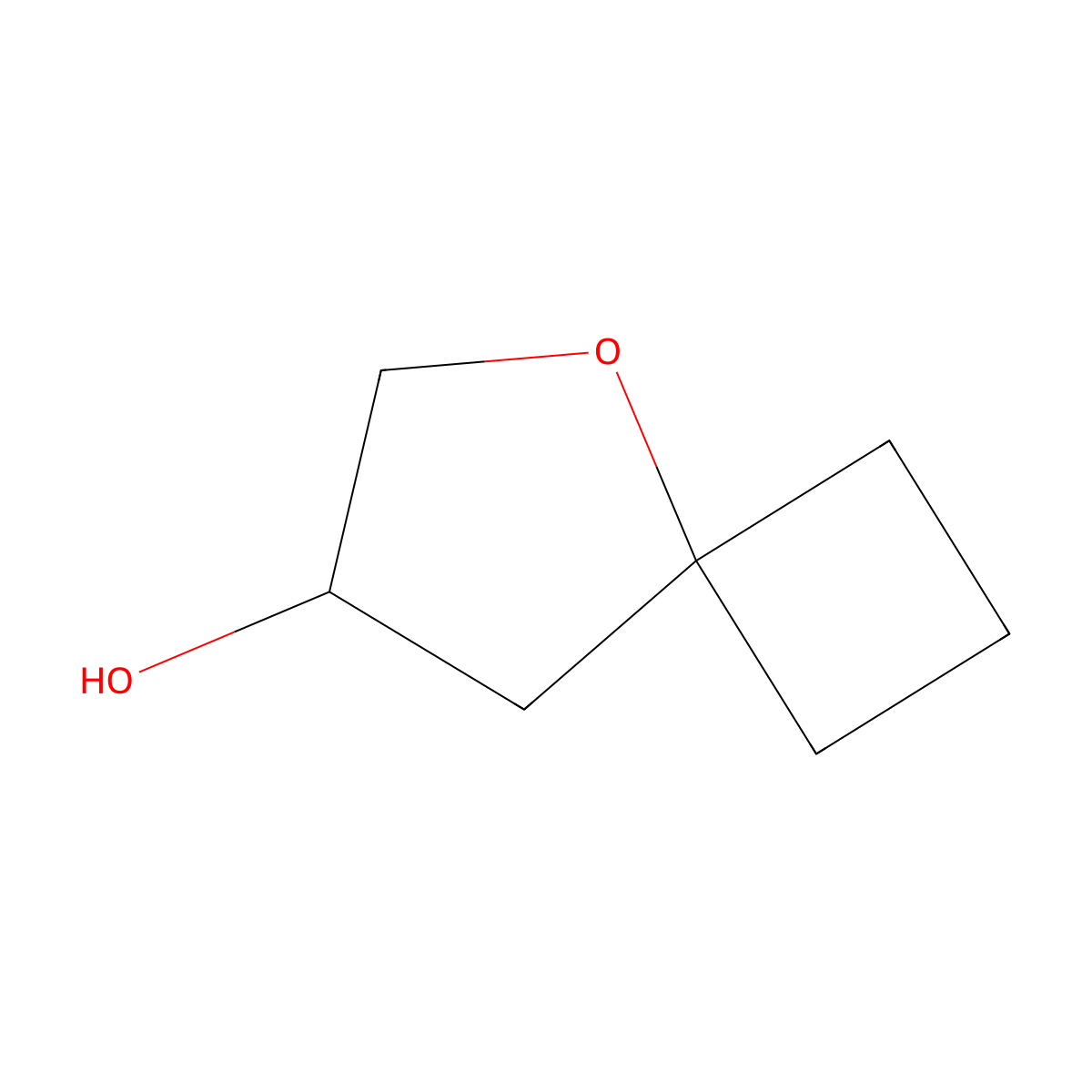 5-Oxaspiro[3.4]octan-7-ol molecular structure, CAS 2022120-79-0