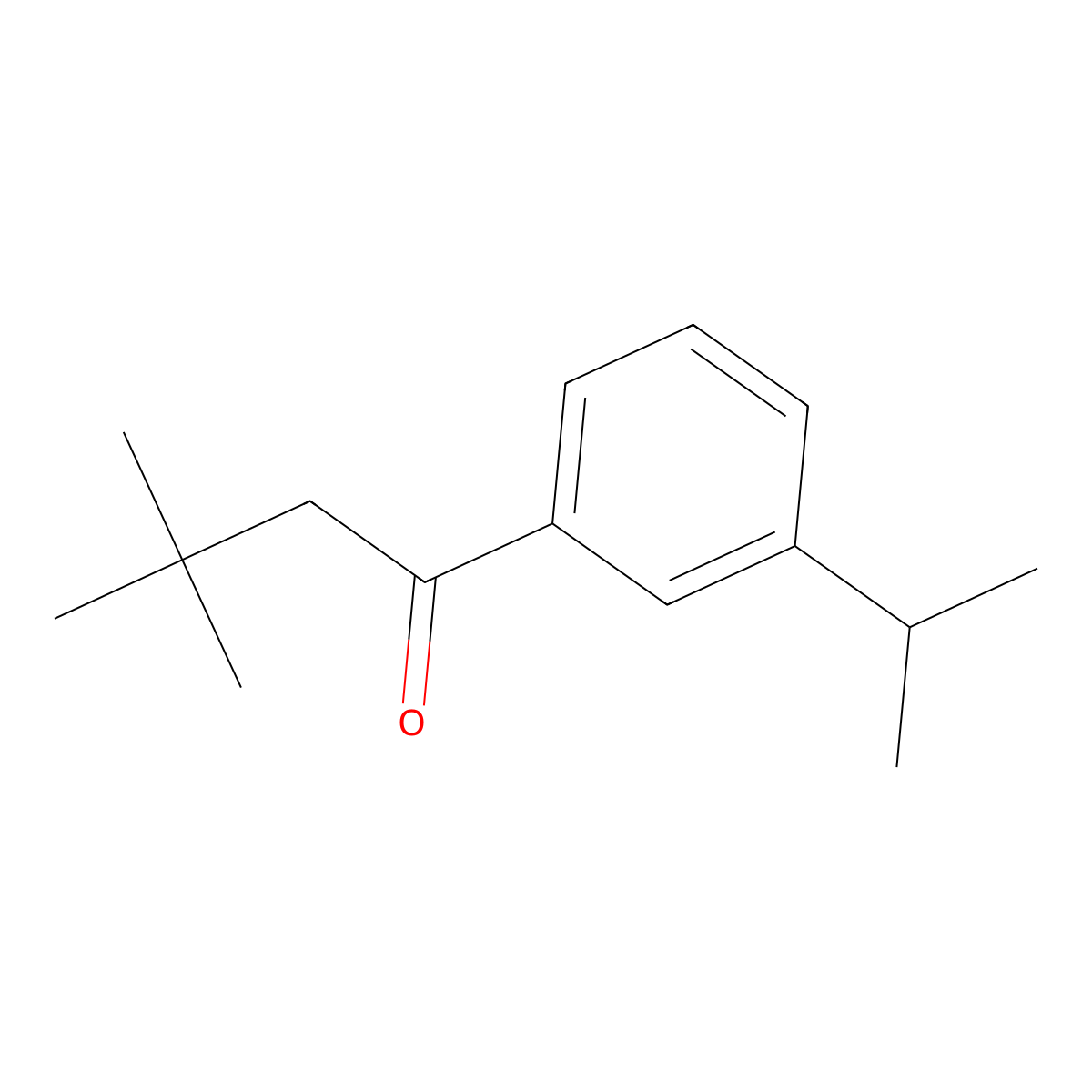 3,3-Dimethyl-1-[3-(1-methylethyl)phenyl]-1-butanone molecular structure, CAS 2022346-67-2