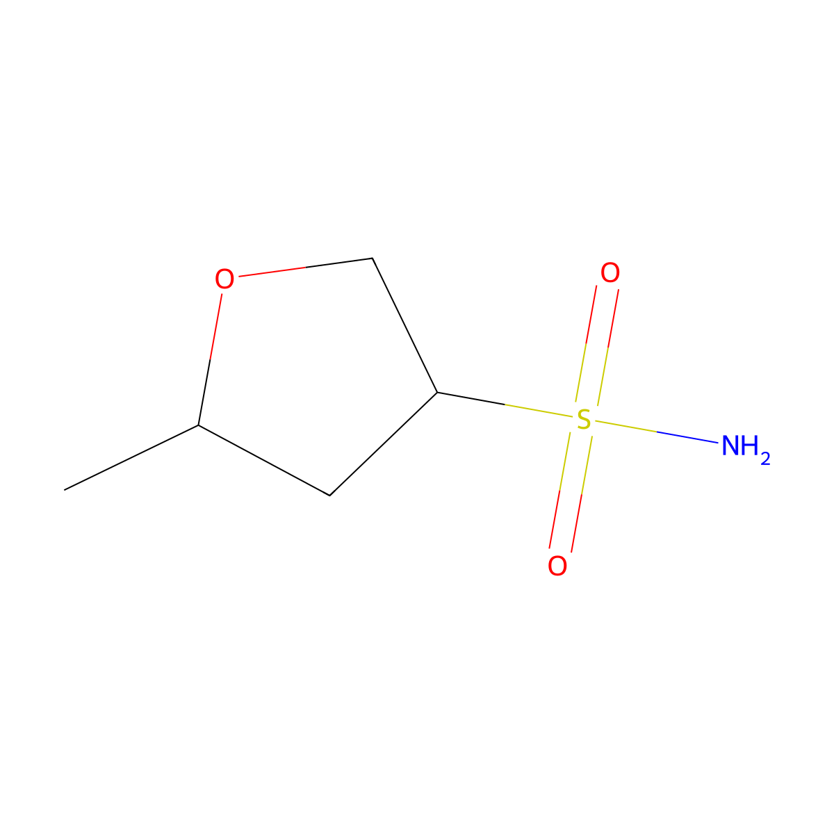 5-Methyloxolane-3-sulfonamide molecular structure, CAS 2022532-71-2