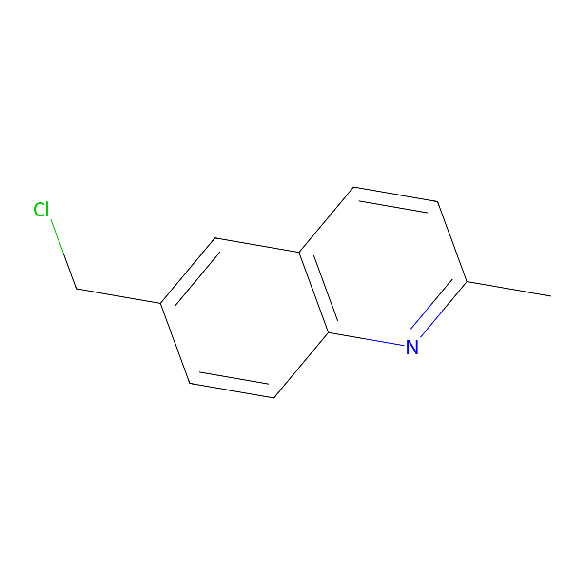 6-(Chloromethyl)-2-methylquinoline molecular structure, CAS 202262-63-3
