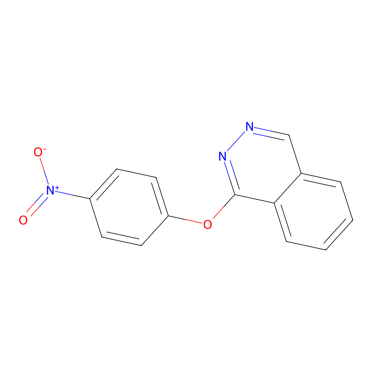 1-(4-Nitrophenoxy)phthalazine molecular structure, CAS 202263-89-6