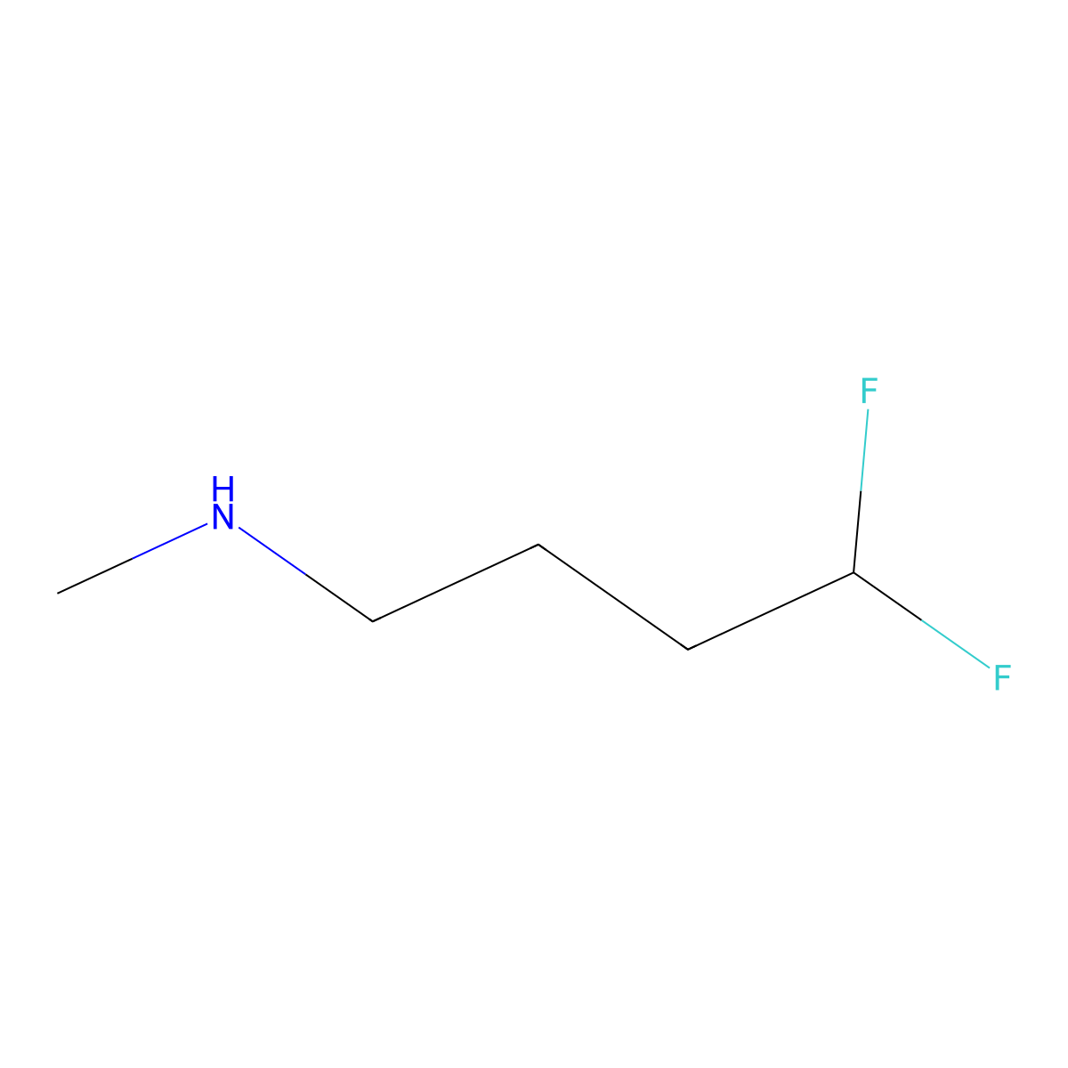 (4,4-Difluorobutyl)(methyl)amine molecular structure, CAS 2022664-28-2