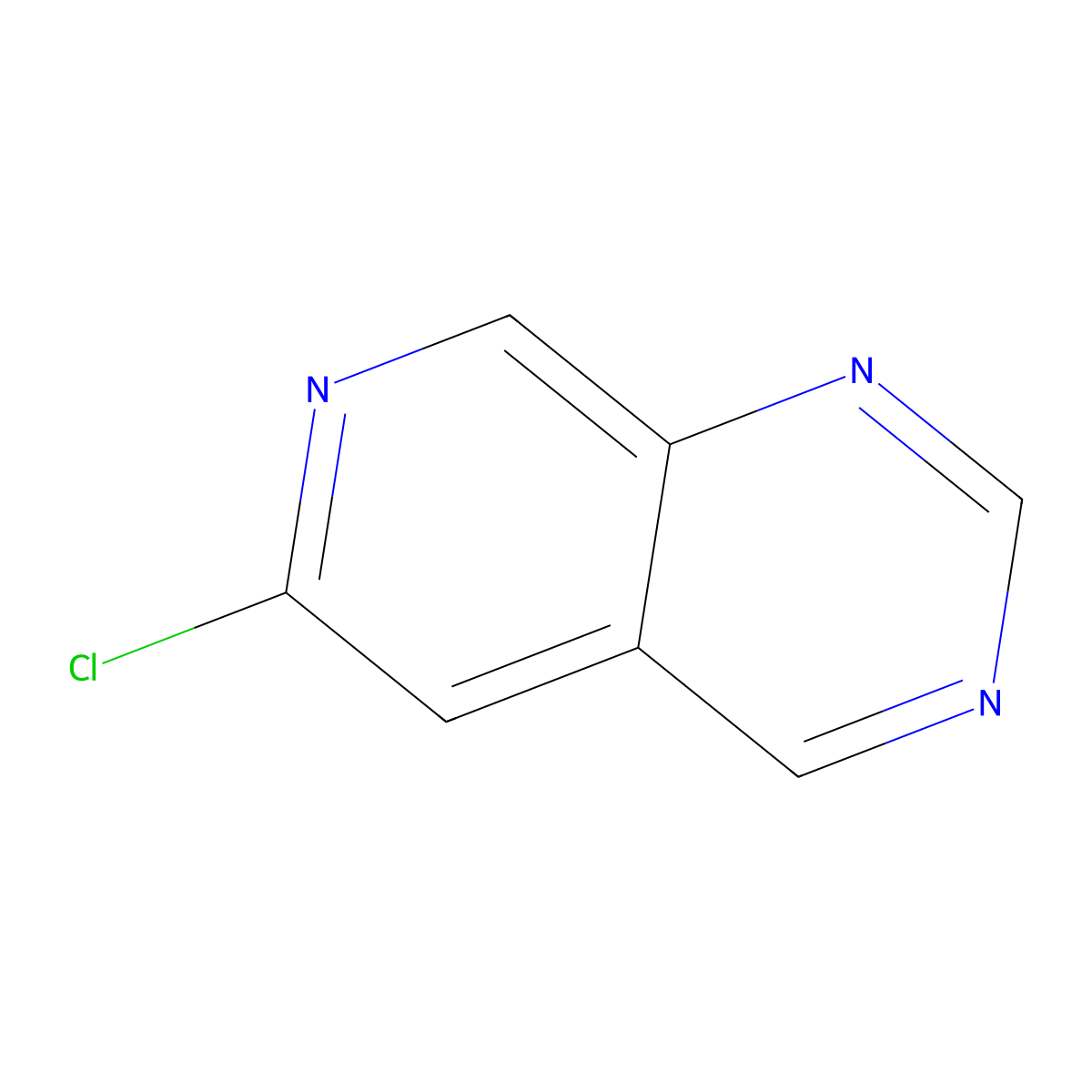 6-Chloropyrido[3,4-D]pyrimidine molecular structure, CAS 202273-25-4