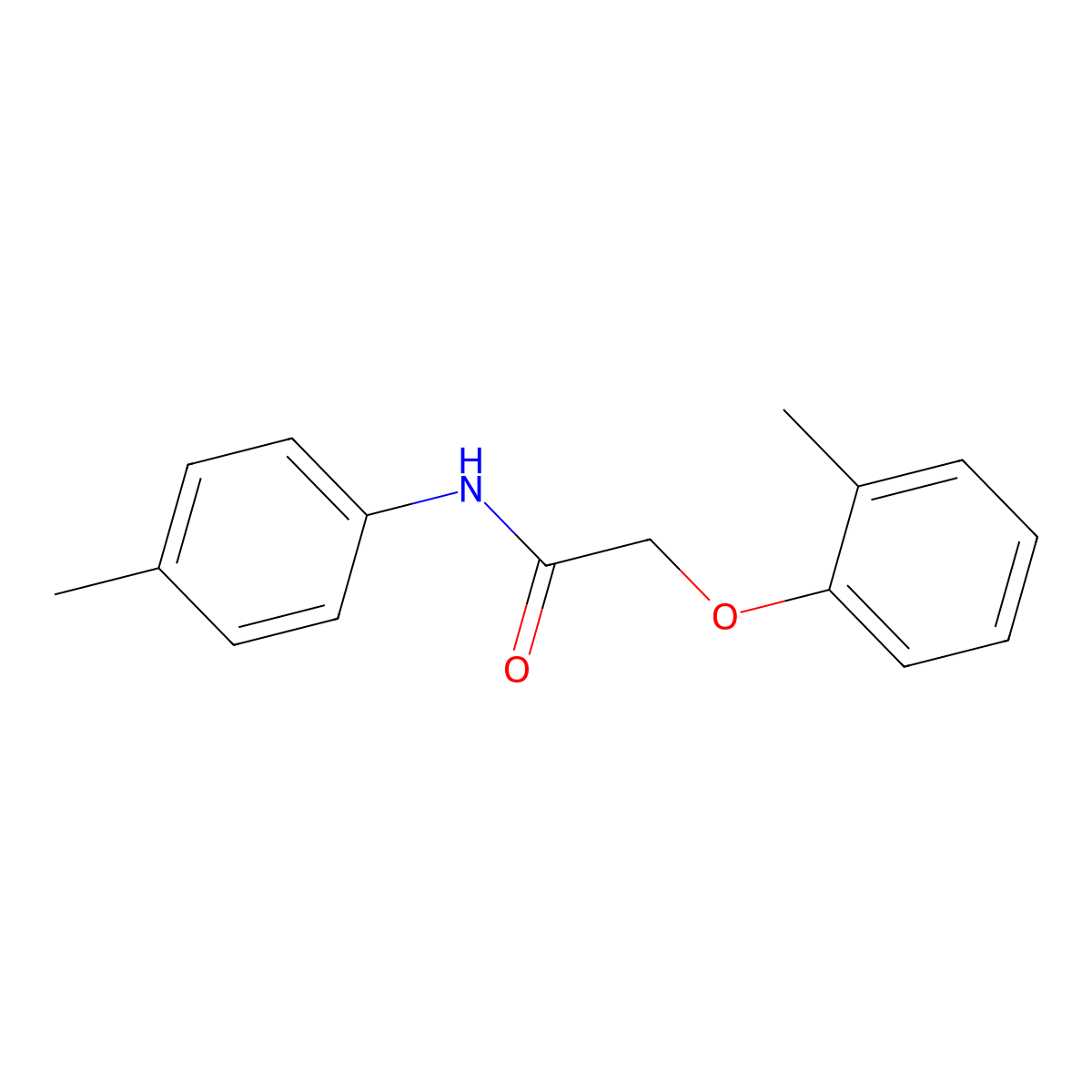 2-(2-methylphenoxy)-N-(4-methylphenyl)acetamide molecular structure, CAS 202278-17-9