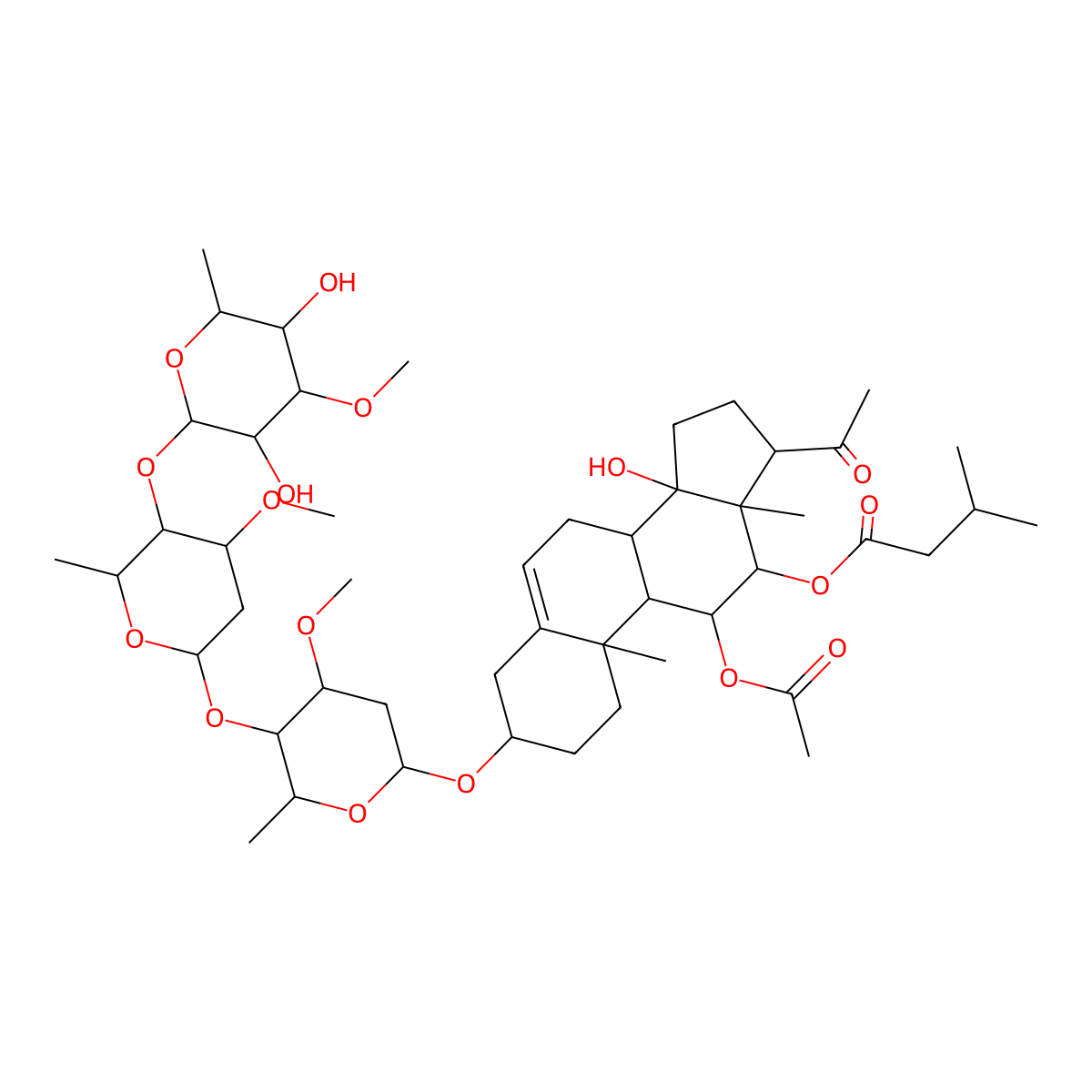 Dregeoside Aa1 molecular structure, CAS 20230-41-5
