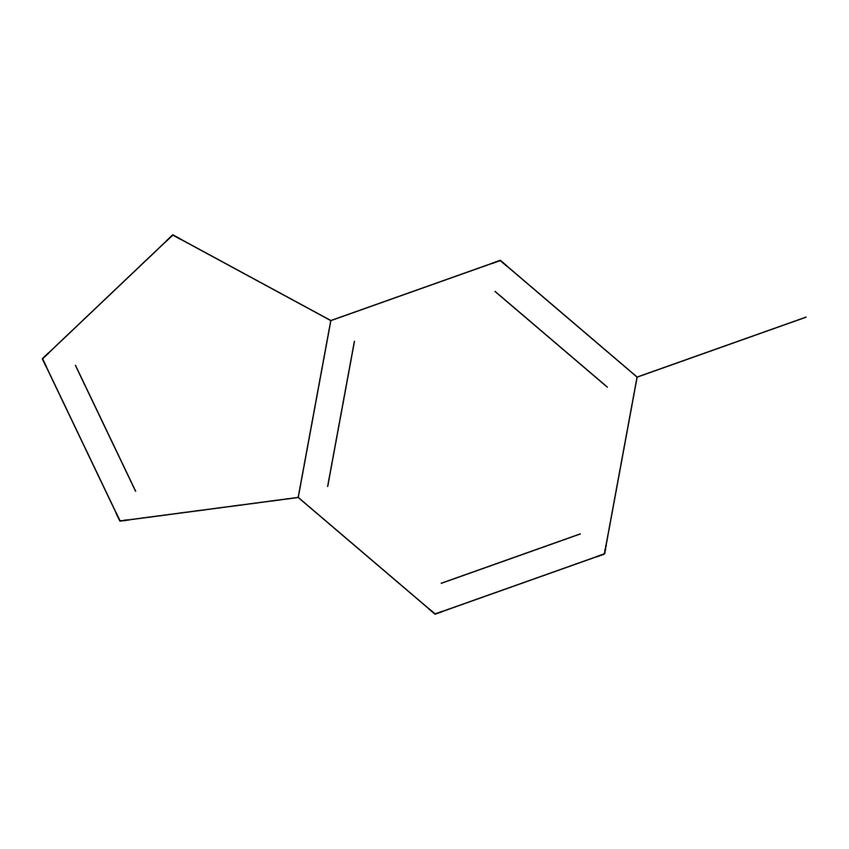 6-methyl-1H-indene molecular structure, CAS 20232-11-5