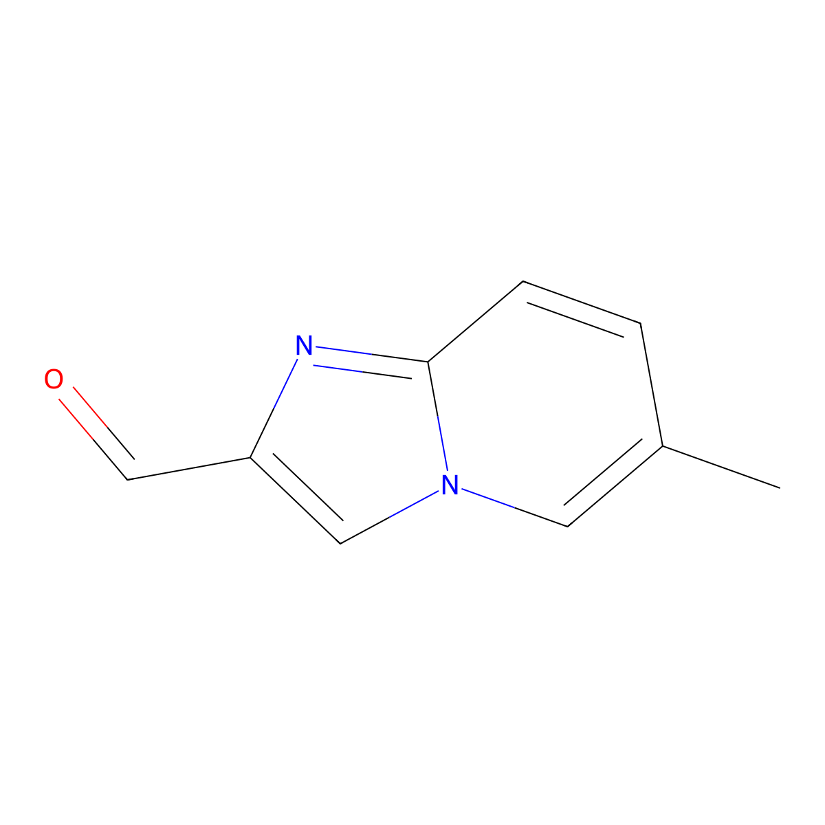 6-Methylimidazo[1,2-a]pyridine-2-carbaldehyde molecular structure, CAS 202348-55-8