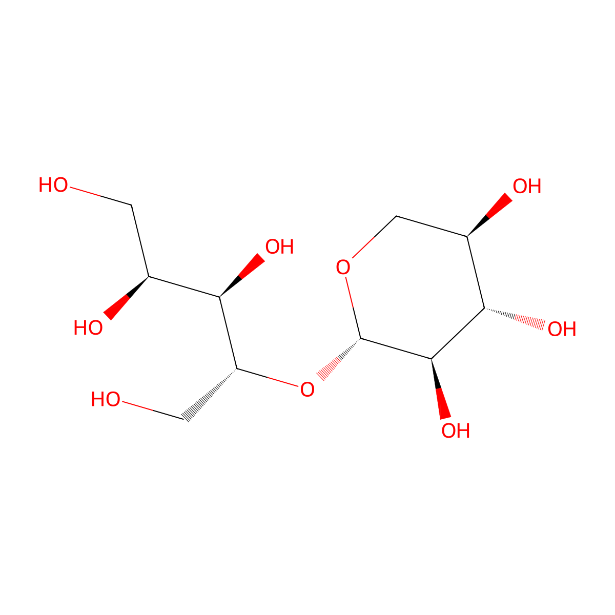 1,4-b-D-Xylobiitol molecular structure, CAS 20237-70-1