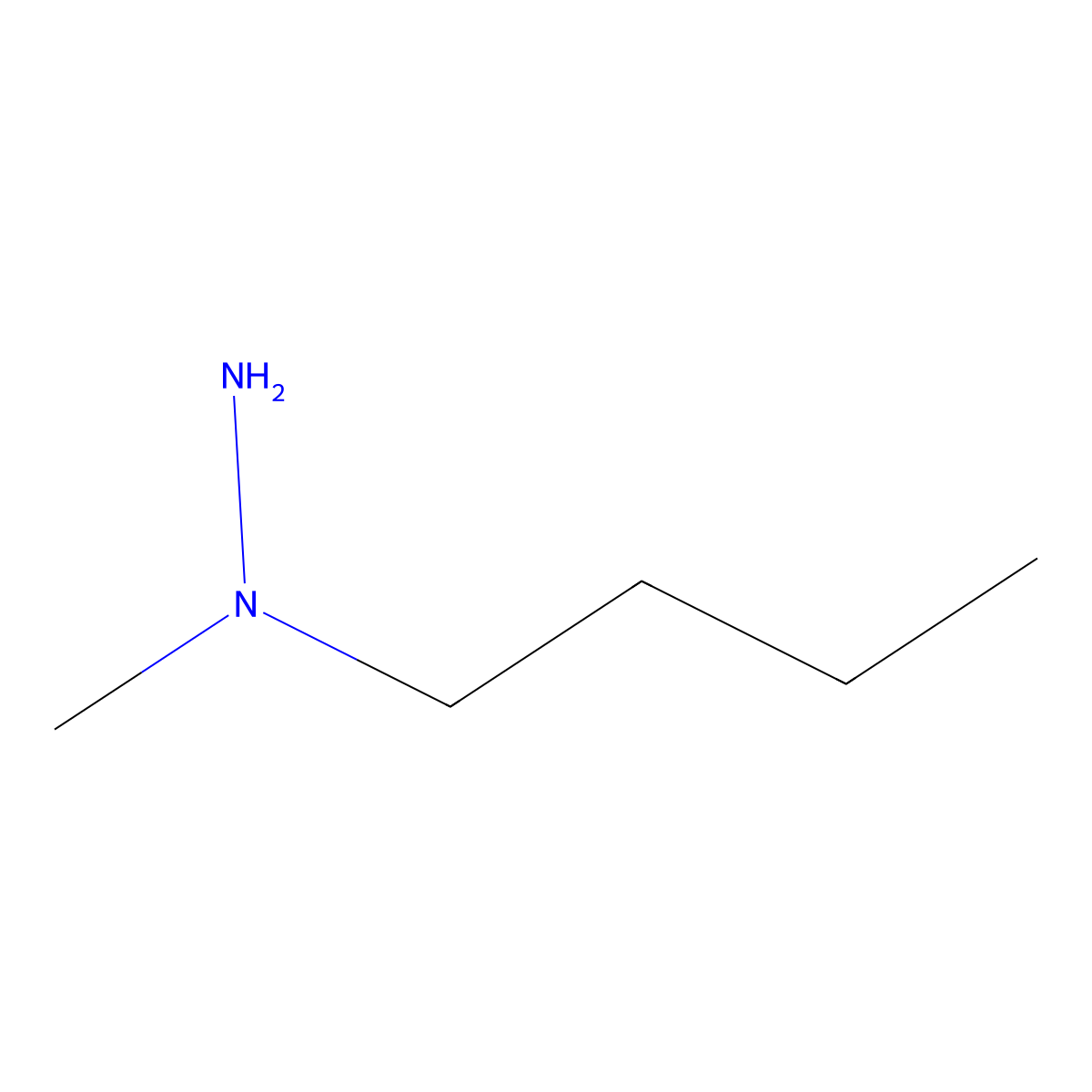 1-Butyl-1-methylhydrazine molecular structure, CAS 20240-62-4