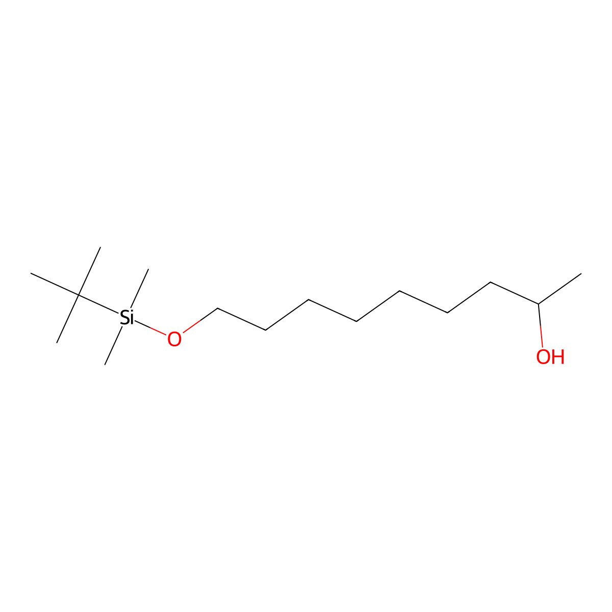 9-((tert-Butyldimethylsilyl)oxy)nonan-2-ol molecular structure, CAS 202405-16-1